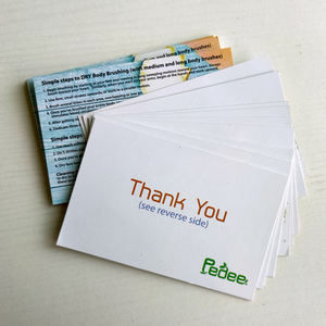 Sercolour Chart Paperinting Chart Carte de visite CN;GUA Carte postale en papier pleine taille Merci Impression de cartes de visite de voeux - Product Image 3