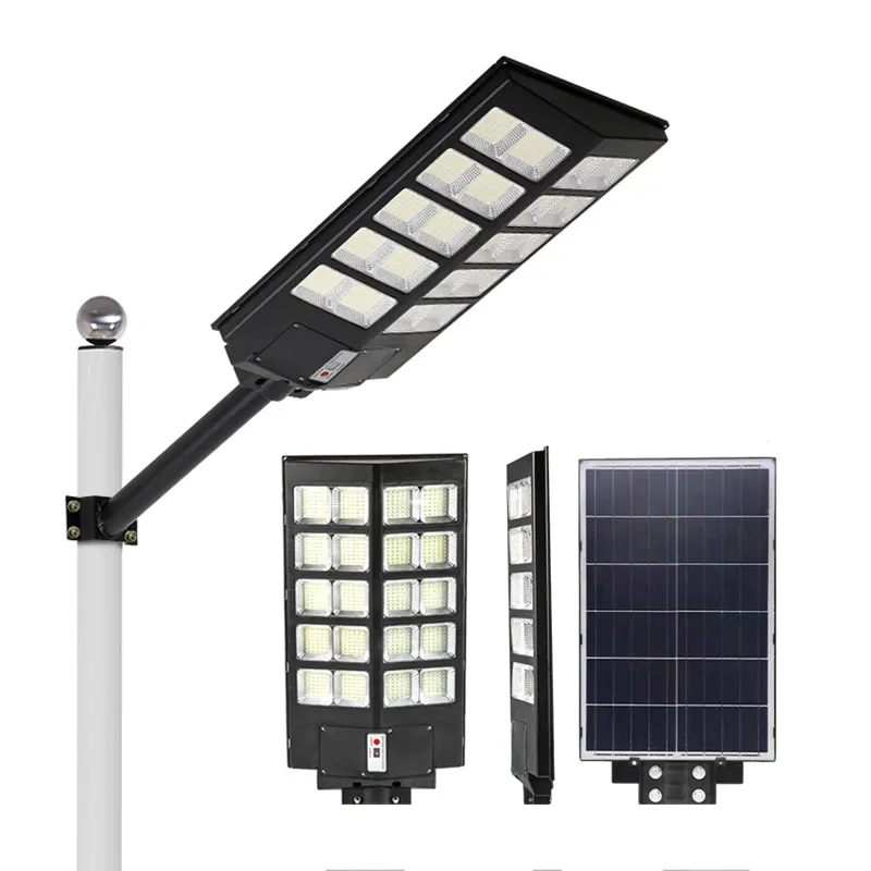 High Quality Waterproof Ip65 All In One Street Light With Motion Sensor Lithium Battery Solar Lamp