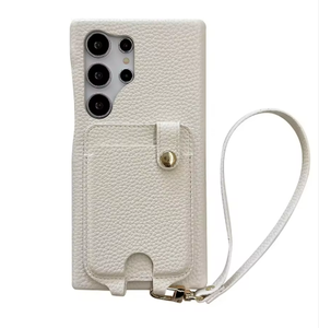 Étui portefeuille en cuir PU style urbain avec bandoulière et porte-cartes pour <span class=keywords><strong>iPhone</strong></span> 15/16/17 Pro Max et Samsung Google - Product Image 1