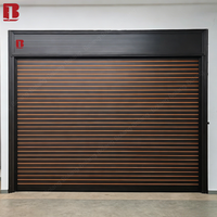 Porte à enroulement en aluminium haut de gamme Bolang avec moustiquaire dissimulée en acier inoxydable 304, contrôle intelligent, ODM OEM