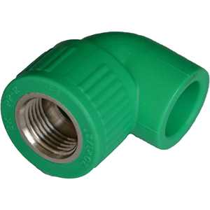 Codo roscado hembra 1 \ "X 32 \" Aleación de baja presión Latón Titanio Polipropileno Superficie Lisa Forja para cabeza BSPT de agua - Product Image 1