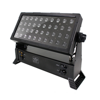 Barre LED murale RGBW 4-en-1 avec zoom, 40x10W 350W, IP65, boîtier en aluminium, projecteur à faisceau 11 canaux