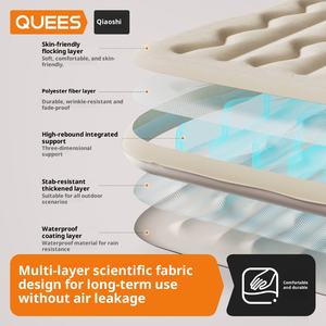 Matelas <span class=keywords><strong>gonflable</strong></span> de <span class=keywords><strong>voiture</strong></span> avec barrières latérales, lit d'extérieur pour siège arrière de berline, <span class=keywords><strong>coussin</strong></span> d'air pour dormir, PVC écologique - Product Image 3