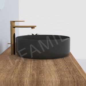 Évier rond pour salle <span class=keywords><strong>de</strong></span> bain, toilette complète, vasque pour salle <span class=keywords><strong>de</strong></span> bains, dessus <span class=keywords><strong>de</strong></span> Table, lavabo <span class=keywords><strong>de</strong></span> lavage, <span class=keywords><strong>sans</strong></span> <span class=keywords><strong>trou</strong></span> <span class=keywords><strong>de</strong></span> robinet - Product Image 5