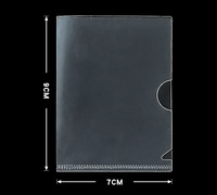 Petite pochette de rangement personnalisée avec impression K4 A3 A4 A5 A6 A7 A8 transparente en PP en forme de L pour documents, factures, reçus, photos