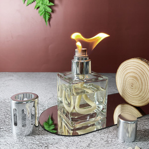 Lámpara de aromaterapia de encendido catalítico francés de 200ml, quemador cuadrado transparente para bergamota, jengibre, lámpara de Perfume esencial - Product Image 2