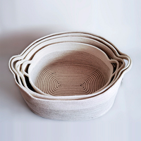 Panier de rangement ovale tissé pour jouets, petits jouets de bébé et de chien de compagnie, panier de rangement en cadeau