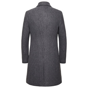 Autunno e inverno nuovo cappotto di lana da <span class=keywords><strong>uomo</strong></span> di vendita caldo lungo <span class=keywords><strong>Trench</strong></span> maschile all'ingrosso - Product Image 5