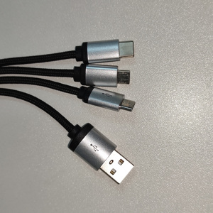 Hot Sale Led Flat Phone Charging 4-in-1-USB-Ladekabel mit mehreren Anschlüssen Zum Aufladen mehrerer Geräte - Product Image 4