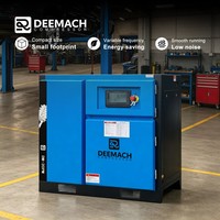 Compresores de Aire de Tornillo Industriales DEEMACH de 22kW 30HP de Alta Eficiencia 8-13 bar para la Industria General, Precio de Fábrica