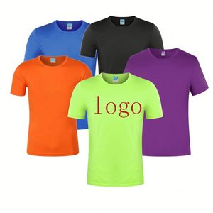 Impression en gros de t-shirts personnalisés avec logo, 100% polyester, t-shirts vierges pour sublimation, t-shirts pour hommes à séchage rapide - Product Image 1