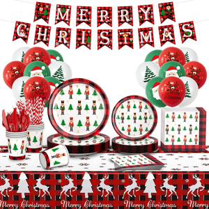 <span class=keywords><strong>2025</strong></span> mới hiện đại giáng sinh chủ đề Đảng Bộ đồ ăn Set Hot Bán giấy tấm cho tiệc trang trí cho ramadan - Product Image 3