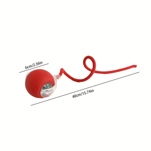 Eco-Friendly Dog Ball <b>Toys</b> Automatic Rolling Rechargeable Smart Pet <b>Interactive</b> Plush <b>Toy</b> for Dogs <b>Cats</b> Training - Product Image 2