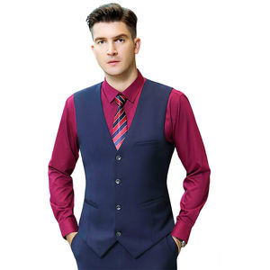 Uniformes <span class=keywords><strong>de</strong></span> Camarero <span class=keywords><strong>de</strong></span> Alta Gama para Otoño, para Hombres y Mujeres, Conjuntos <span class=keywords><strong>de</strong></span> Chaleco para Restaurante, Bar, KTV - Product Image 6