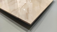 Carreaux de sol en porcelaine polie, texture marbre beige et granit, pour usage intérieur, en promotion