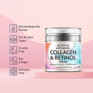 OEM Private Label <span class=keywords><strong>Meilleure</strong></span> <span class=keywords><strong>Crème</strong></span> Anti-âge Hydratante au Rétinol <span class=keywords><strong>et</strong></span> au <span class=keywords><strong>Collagène</strong></span> pour le Visage <span class=keywords><strong>et</strong></span> les Yeux-Avec <span class=keywords><strong>Acide</strong></span> <span class=keywords><strong>Hyaluronique</strong></span> - Product Image 5