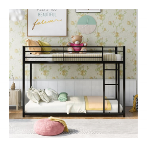 Китайский поставщик, Высококачественная Роскошная металлическая двухъярусная кровать для взрослых, детская мебель для спальни, двухъярусная кровать - Product Image 2