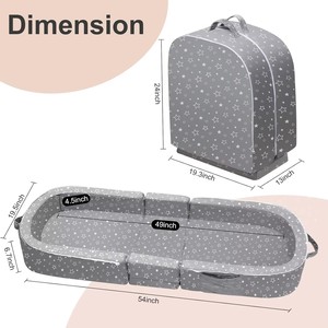 Cama de Viaje Portátil Plegable para Bebés 2026 con Funda Extraíble para Uso en Viajes de Niños - Product Image 4