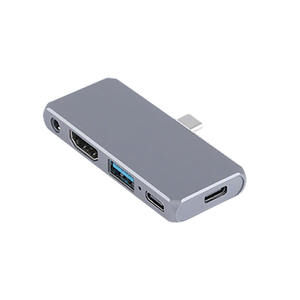 Adaptateur en alliage d'aluminium 5 en 1, transfert de données ultra-rapide, interface, logo personnalisé, 1 an - Product Image 3