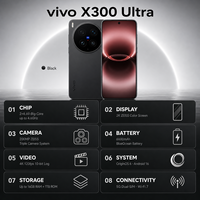 Smartphone vivo X300 Ultra 2026 5G, appareil photo ZEISS 200MP+50MP, écran AMOLED 144Hz, charge rapide 100W, double SIM, téléphone Android VIVO x300ultra
