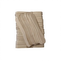 Bâtonnets de crème glacée en bois de bouleau écologiques de qualité alimentaire en gros, cuillères à éplucher les lèvres en bois personnalisées faites maison