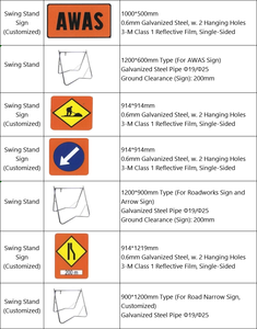 <span class=keywords><strong>Señales</strong></span> <span class=keywords><strong>de</strong></span> Tráfico Australianas, Marco Colgante Giratorio, Soporte Multimensajes, Señal <span class=keywords><strong>de</strong></span> Advertencia Plegable para Obras <span class=keywords><strong>de</strong></span> <span class=keywords><strong>Construcción</strong></span> - Product Image 6