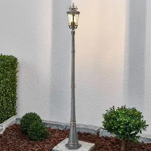 Gran oferta, luces de jardín Vintage, iluminación exterior, poste de lámpara de jardín de aluminio, luces de calle Led impermeables IP65