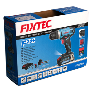 ชุดเครื่องมือไฟฟ้าไร้สาย FIXTEC รุ่น FCD2001X พร้อมกล่องเก็บเครื่องมือ 20V  รุ่น FCD2001X FCD2001 - Product Image 3