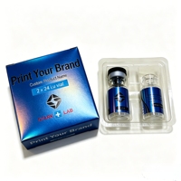Boîte cadeau personnalisée en papier rigide pour flacons de 3 ml et 10 ml, usage de recherche uniquement, marque privée