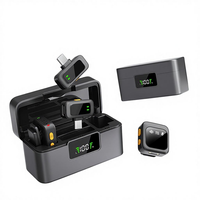 Microphone Lavalier Sans Fil J22 de Qualité Supérieure avec Double Récepteur, Réduction de Bruit AI ANC et Réponse en Fréquence Optimisée pour Diffusion en Direct et Interviews