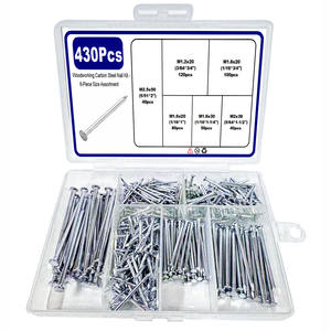 Clous à béton galvanisés et trempés ISO9001, 1, 1.<span class=keywords><strong>5</strong></span>, 2, 2.<span class=keywords><strong>5</strong></span>, 3, 4, 18, 1 1/4 <span class=keywords><strong>pouces</strong></span>, en carton de 25 kg - Product Image 2