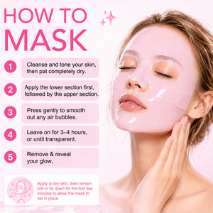 MasaiGGe Maschera Viso in Gel Rosa con DNA di Salmone, PDRN e Collagene 300da per Illuminare, Rivitalizzare, Rassodare Visibilmente e Levigare la Pelle - Product Image 4
