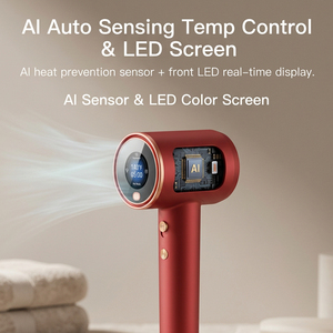 Asciugacapelli ad Alta Velocità con Sensore di Distanza AI, Display LED, Sensore Intelligente AI, Asciugacapelli Professionale <span class=keywords><strong>per</strong></span> Bambini e Animali Domestici - Product Image 2