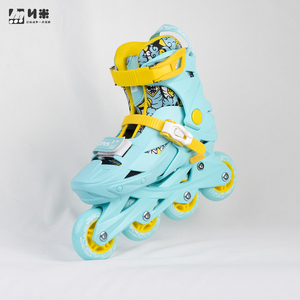 Patins à roulettes en ligne à 4 roues réglables et lumineux pour enfants, patins à roulettes pour enfants, patins à roulettes pour débutants, filles et garçons - Product Image 2