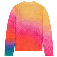 Pull tricoté tendance teint en couleur ombrée pour hommes, tendance pour l'hiver, mode essentielle pour une tenue quotidienne stylée