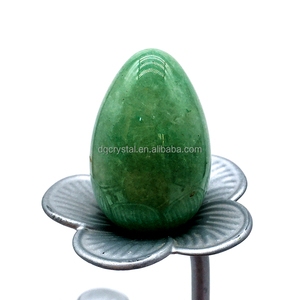 Vente en gros de cristaux naturels, œuf ovale en <span class=keywords><strong>aventurine</strong></span> verte polie, 4 cm, matériaux mixtes, mini-œufs pour l'<span class=keywords><strong>amour</strong></span> et la décoration - Product Image 2