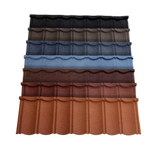 Кровельная плитка с каменным покрытием, 50 лет гарантии, легкий вес 0,4 мм, металлическая кровельная плитка с каменным покрытием, листовая кровельная плитка с каменным покрытием - Product Image 3