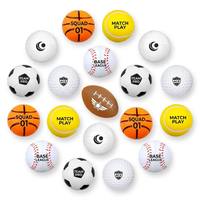 Balle anti-stress en mousse PU personnalisée de haute qualité avec logo, jouet souple à presser pour cadeau promotionnel