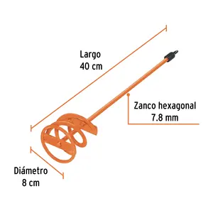 Truper 80mm di diametro agitatore in acciaio agitatore nuovo motore 220v per la miscelazione di detersivi e cosmetici in polvere negli impianti di produzione - Product Image 2