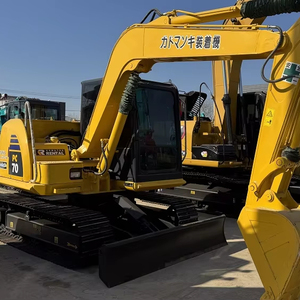 Excavadora Komatsu PC70 Usada de 7 Toneladas, Fabricada en Japón, con Certificación CE, Mini Excavadora en Venta - Product Image 1