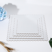 Plateau à gâteau double épaisseur en carton recyclable de qualité alimentaire, écologique, avec feuille de protection rouge, vente en gros, logo personnalisé, OEM, pour boulangerie