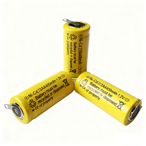 <span class=keywords><strong>Ni</strong></span> <span class=keywords><strong>Cd</strong></span> 2/3AA 400mAh batteria ricaricabile per rasoi elettrici pelucchi tagliacapelli naso capelli con linguetta di saldatura - Product Image 4