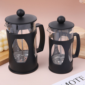 Cafetière à piston en verre borosilicate à <span class=keywords><strong>double</strong></span> paroi isolée, résistante à la chaleur, écologique, <span class=keywords><strong>1</strong></span> <span class=keywords><strong>litre</strong></span>, pour café et thé - Product Image 1