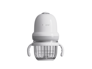 Robot culinaire multifonction électrique avec logo personnalisé et bol en verre |   Mini hachoir à viande et mixeur - Product Image 5