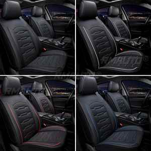 1PC Housse de siège avant universelle pour voiture, en cuir PU respirant et imperméable, protection de siège pour toutes les saisons, compatible avec la plupart des véhicules - Product Image 3