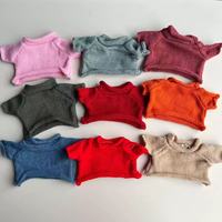 Peluche animale en tissu de 10 cm, ours en peluche, vêtements pour poupée, pull mignon, nouveau design, vêtements pour poupée