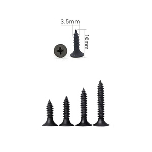 Viti autofilettanti ad alta resistenza nero a croce <span class=keywords><strong>svasata</strong></span> fosforo nero viti per cartongesso cartongesso acciaio luce chiglia parete - Product Image 5