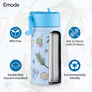 Thermos pour enfants Emode, petite capacité 350 ml, personnalisé, bouteille d'eau thermique pour enfants - Product Image 5