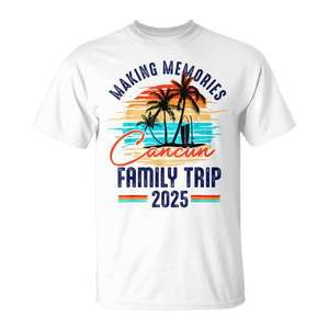 T-shirt de groupe assorti pour les vacances en famille à Cancun, été 2025 - Product Image 1