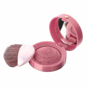 Косметика для праздничного макияжа Телесно-розовые Запеченные Румяна для щек частная этикетка